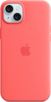 Apple iPhone 15 Plus MagSafe Gyári Szilikon Tok - Guava