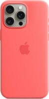 Apple iPhone 15 Pro Max MagSafe Gyári Szilikon Tok - Guava