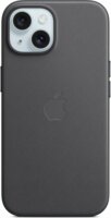 Apple iPhone 15 MagSafe Gyári FineWoven-szövettok - Fekete