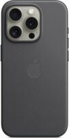 Apple iPhone 15 Pro MagSafe Gyári FineWoven-szövettok - Fekete