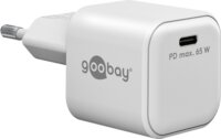 Goobay 65370 Nano USB-C Hálózati töltő - Fehér (65W)