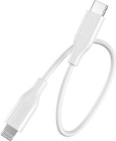 Choetech IP0040 USB-C apa - Lightning apa 2.0 Adat és töltőkábel - Fehér (1.2m)