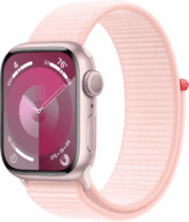 Apple Watch Series 9 GPS (41mm) Okosóra - Rózsaszín Alumíniumtok Rózsaszín Sportpánttal