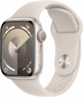 Apple Watch Series 9 GPS (41mm) Okosóra - Csillagfény Alumíniumtok Csillagfény Sportszíjjal (S/M)
