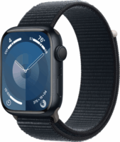 Apple Watch Series 9 GPS (45mm) Okosóra - Éjfekete Alumíniumtok Éjfekete Sportpánttal