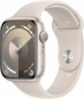 Apple Watch Series 9 GPS (45mm) Okosóra - Csillagfény Aluminiumtok Csillagfény Sportszíjjal