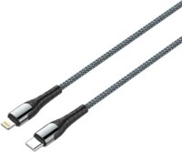 Ldnio LC111 USB-C apa - Lightning apa 2.0 Adat és töltőkábel - Szürke (1m)