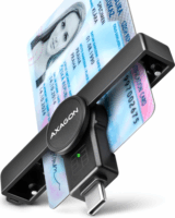 Axagon CRE-SMPC Chipkártyaolvasó - Fekete