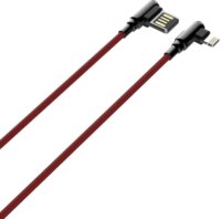 Ldnio LS421 USB-A apa - Lightning apa 2.0 Adat és töltőkábel - Piros (1m)