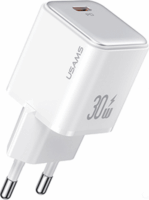 USAMS US-CC186 X-Ron Series USB-C Hálózati Gyorstöltő Adapter 30W - Fehér