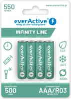 Ever Active EVHRL03-550 Újratölthető ceruzaelem (4db/csomag)