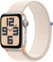Apple Watch SE (2022) GPS (40mm) Okosóra - Csillagfény Alumíniumtok Csillagfény Sportpánttal