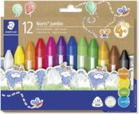 Staedtler Noris jumbo 228 14 Háromszögletű zsírkréta készlet - Vegyes színek (12 db/doboz)