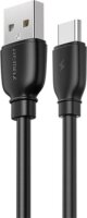 Remax Suji Pro Series RC-138a USB-A apa - USB-C apa 2.0 Adat és töltőkábel - Fekete (1m)