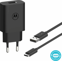 Motorola Moto TurboPower USB-C Hálózati Töltő - Fekete (20W)