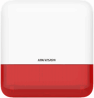Hikvision DS-PS1-E-WE Vezeték nélküli sziréna AX Pro központokhoz - Piros
