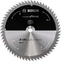 Bosch Standard for Wood 190mm Körfűrészlap