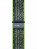 Apple Watch S1/S2/S3/S4/S5/S6/S7/S8/S9/SE Gyári Nike Sport pánt 38/40/41mm - Élénkzöld/Kék