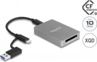 Delock 91008 USB Type-C külső kártyaolvasó - Szürke (CFexpress/XQD)