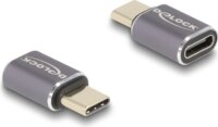 Delock 60046 USB-C apa - USB-C anya csatlakozó - Szürke