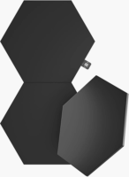 Nanoleaf Shapes Black Hexagon WiFi Okos Fali Dekor LED fénypanel készlet (3db)