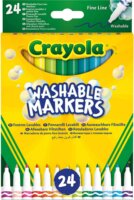 Crayola Washable Markers Filctoll készlet - Vegyes színek (24 db / csomag)