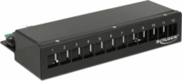 Delock 43339 Keystone Asztali Patch Panel - 12 port