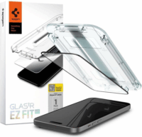 Spigen Glas.tR EZ Fit HD Apple iPhone 15 Edzett üveg kijelzővédő - Fekete