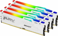 Kingston 64GB / 5600 Fury Beast RGB White DDR5 RAM KIT (4x16GB)