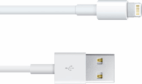 HCT 034-005 USB-A apa - Lightning apa Adat és töltő kábel - Fehér (1m)