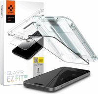 Spigen Glas.tR EZ Fit HD Apple iPhone 15 Pro Edzett üveg kijelzővédő, fekete