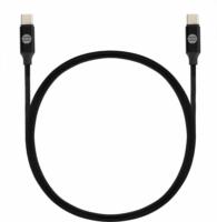 Our Pure Planet OPP083 USB Type-C apa - USB Type-C apa Adat és töltő kábel - Fekete (1.2m)