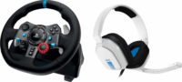 Logitech G29 Driving Force Racing Wheel + Logitech Astro A10 PS4 Headset készlet (PC / PS3 / PS4 / PS5)