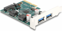Delock 90106 2x külső USB-A 10Gbps port bővítő PCIe kártya