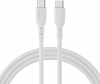 Joyroom S-CC100A13 USB-C apa - USB-C apa 2.0 Adat és töltő kábel - Fehér (2m)