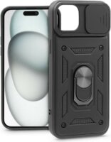 Haffner Slide Armor Apple iPhone 15 Plus Tok - Fekete