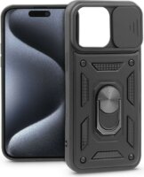 Haffner Slide Armor Apple iPhone 15 Pro Tok - Fekete