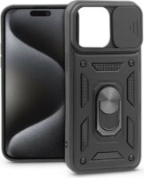 Haffner Slide Armor Apple iPhone 15 Pro Max Tok - Fekete