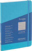 Fabriano Ecoqua Plus 80 lapos A5 vonalas notesz - Türkiz