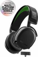 SteelSeries Arctis 7X+ Wireless Gaming Headset - Fekete/Zöld