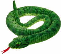 Beppe Zöld kígyó plüss figura - 180 cm