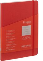 Fabriano Ecoqua Plus 80 lapos A5 vonalas notesz - Piros