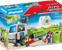 Playmobil 71431 City Action - Üveghulladék Gyűjtő Kukásautó