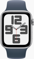 Apple Watch SE (2023) 44mm Okosóra M/L méretű szíjjal - Silver