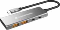 Conceptronic HUBBIES15G 2x USB Type-C / 2x USB Type-A 3.2 HUB (4 port)