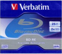 Verbatim BD-RE Blu-Ray 25GB, 1-2x, újraírható, normál tokban