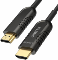 Unitek Y-C1076BK Optikai HDMI 2.0 - HDMI 2.0 Kábel 12m - Fekete