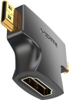 Vention AGFB0 2in1 HDMI anya - Mini/Micro HDMI apa Adapter