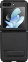 Nillkin Qin Leather Samsung Galaxy Z Flip 5 Vegán Bőr Tok - Fekete