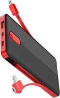 Ldnio PL1013 Powerbank 10000mAh (2.1A / 5V) - Fekete/Piros